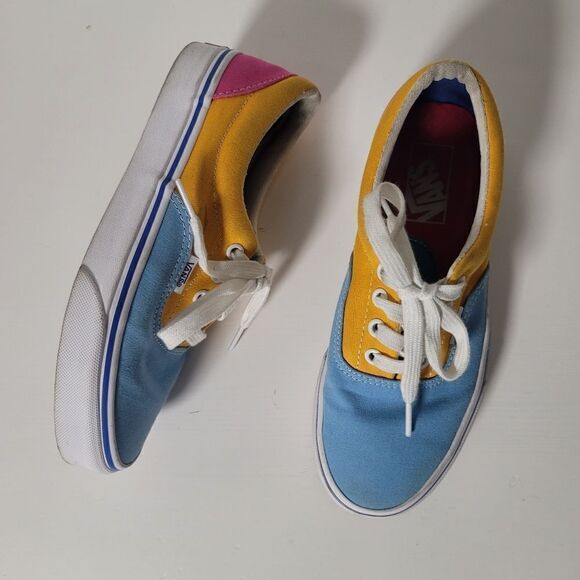Vans Era Bright Color Blocked Skate Shoes - Picture 7 of 14